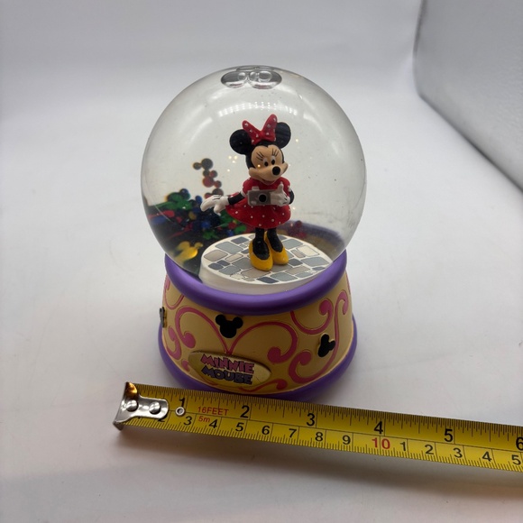 Disney Parks Minnie Mouse Collectible Water Snow Globe Minnie's Yoo Hoo - Picture 12 of 12